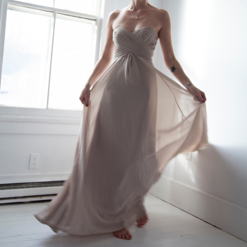 Allure Bridals Bridesmaid Strapless dress wedding